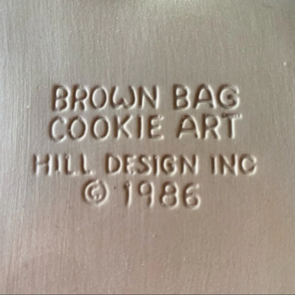 Vintage Brown Bag Cookie Art Vintage Ceramic Victorian Rocking Horse Cookie Mold